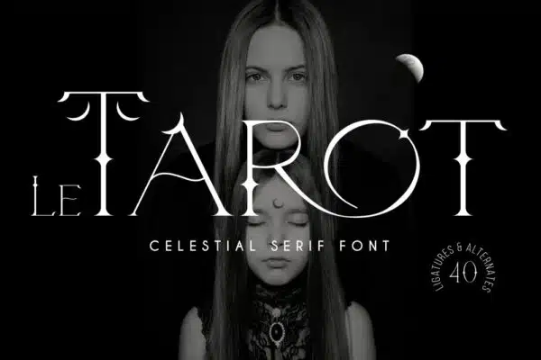 Le Tarot – Celestial Serif Font