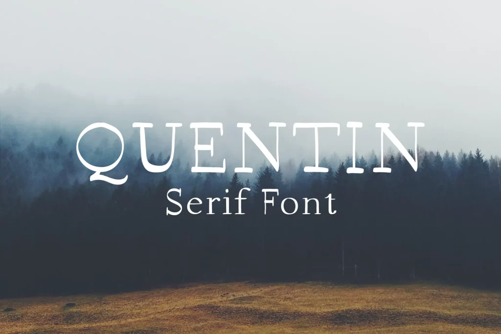 Quentin Handmade Serif Font