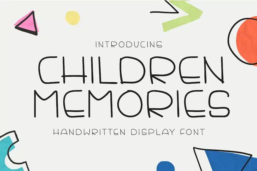 A handwritten display font for your needs