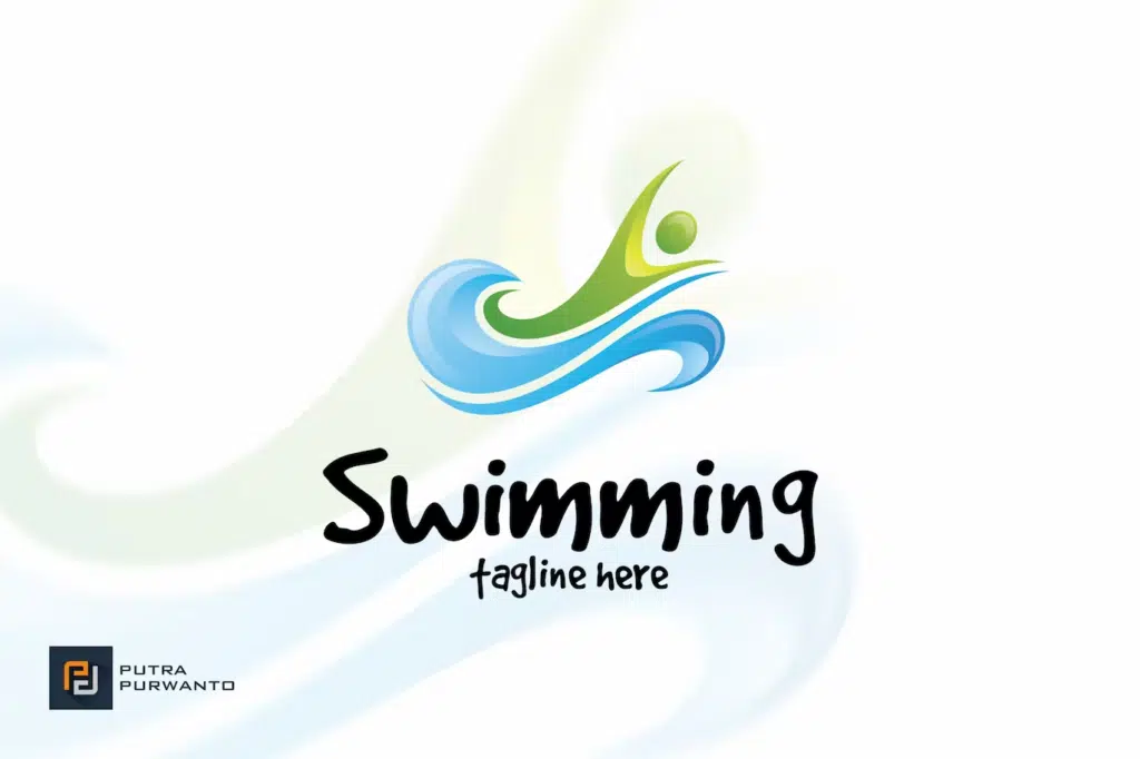 Swimming - Logo Template