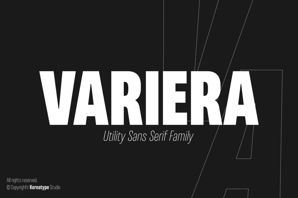 Variera – Geometric Sans Serif