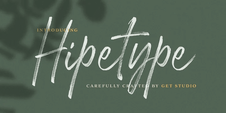 A carefully crafted font