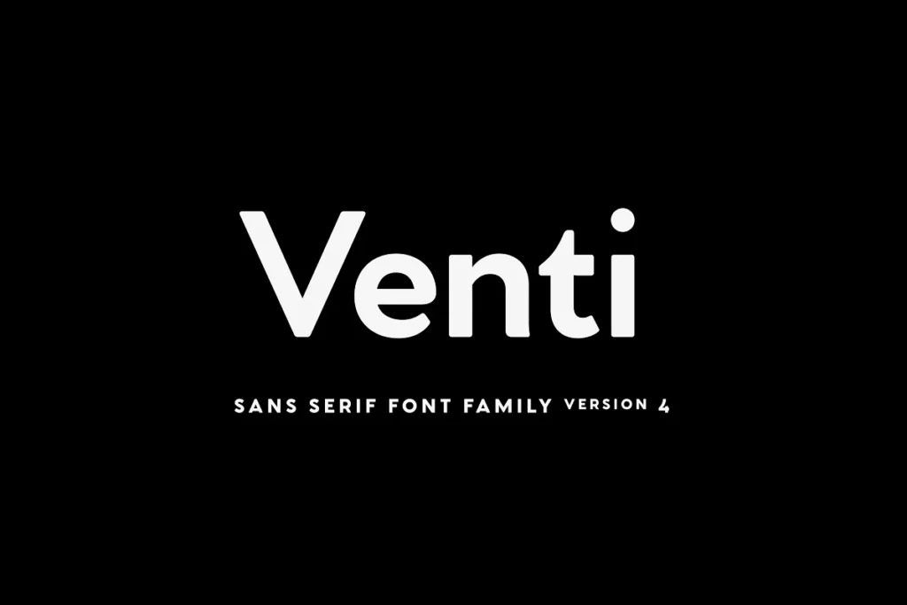 Venti CF sans serif font family