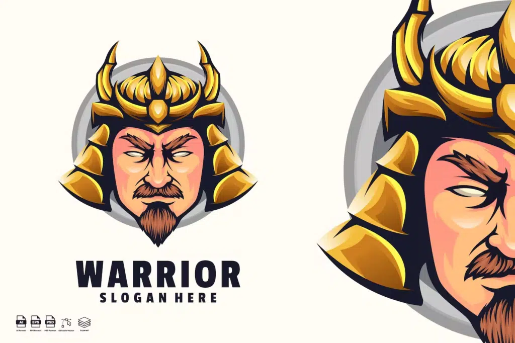 Warrior sport Logo Template