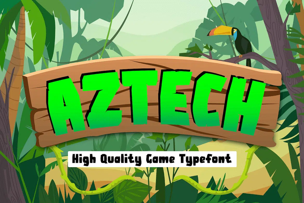 A high quality game font