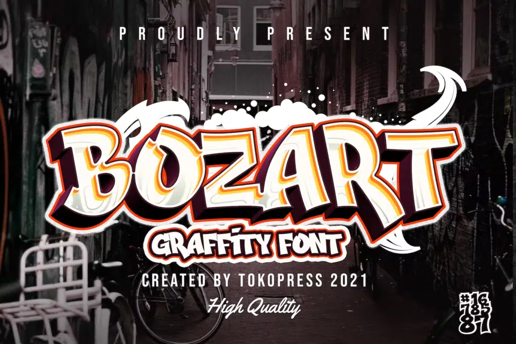 BOZART - Graffiti font