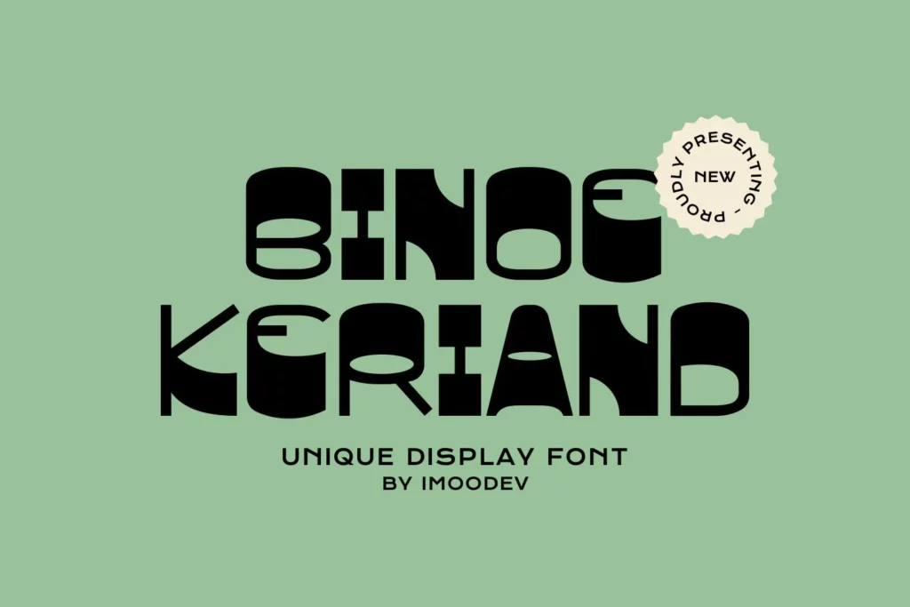 Binoe Keriand - Creative Font