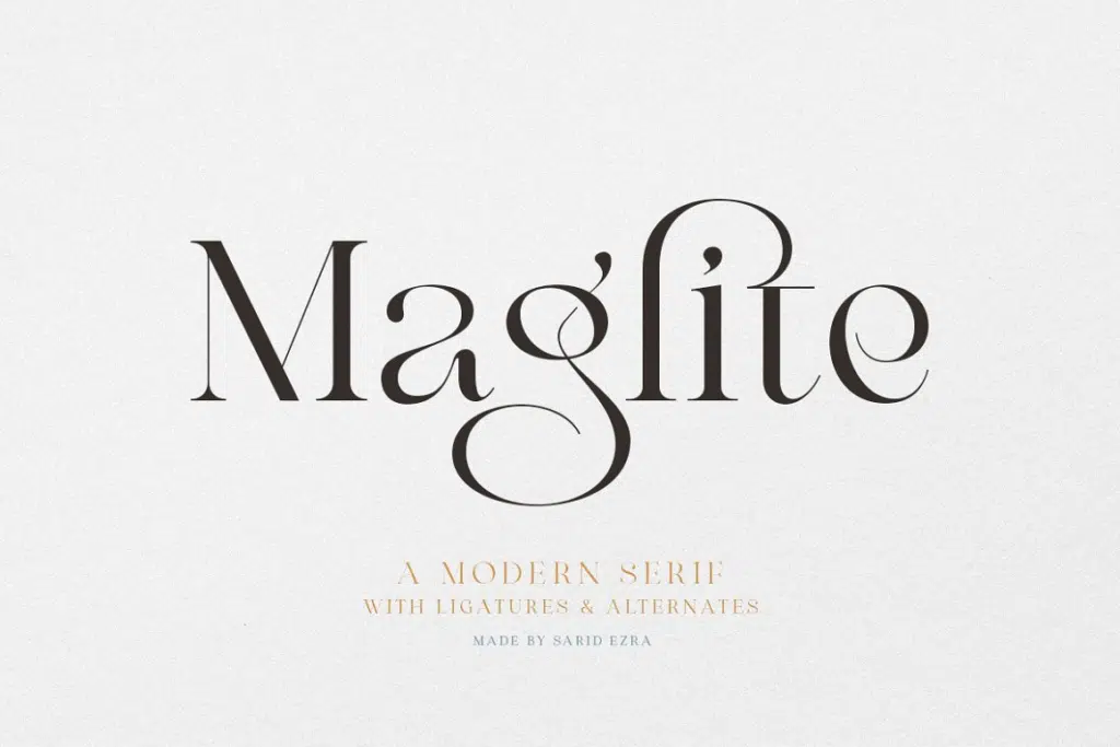 Maglite - Modern Ligature Serif
