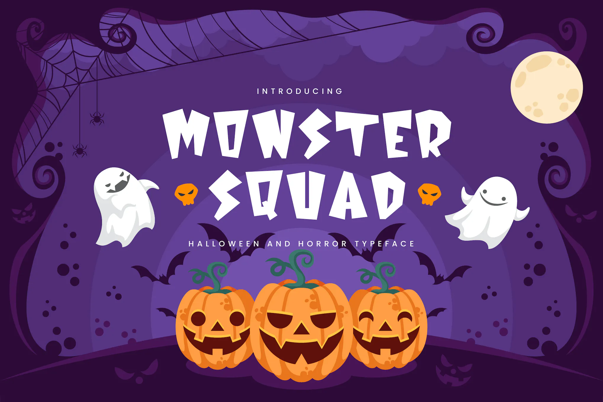 Premium Vector  Spooky month celebration halloween vector illustration set
