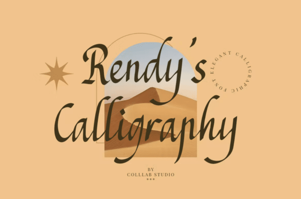 Rendy's Calligraphy - A Fashionable Font- Best Fashion Fonts