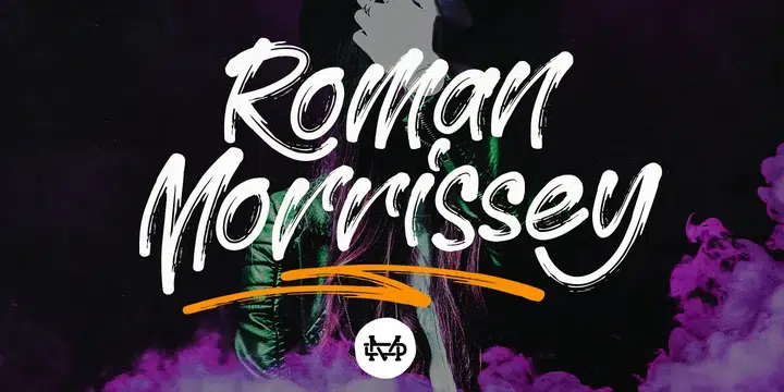 A roman morrissey Roman font