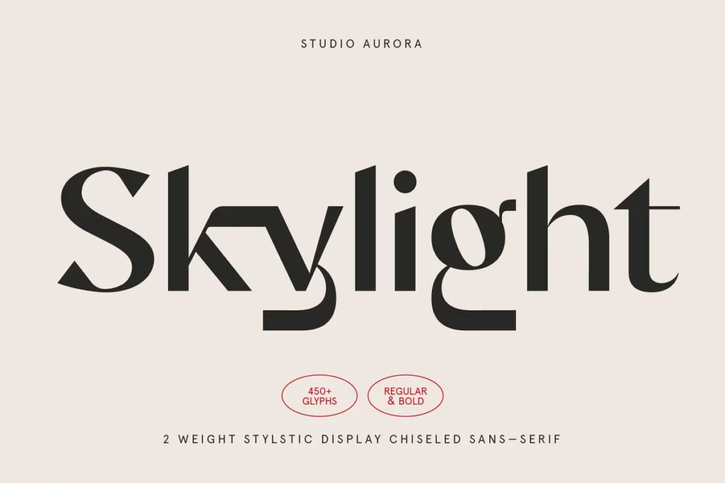 Skylight – Display Sans-Serif Font