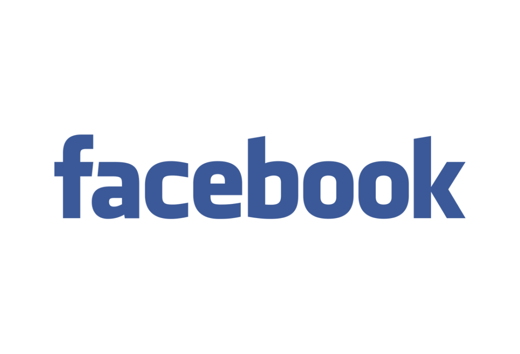 Facebook logo klavika font