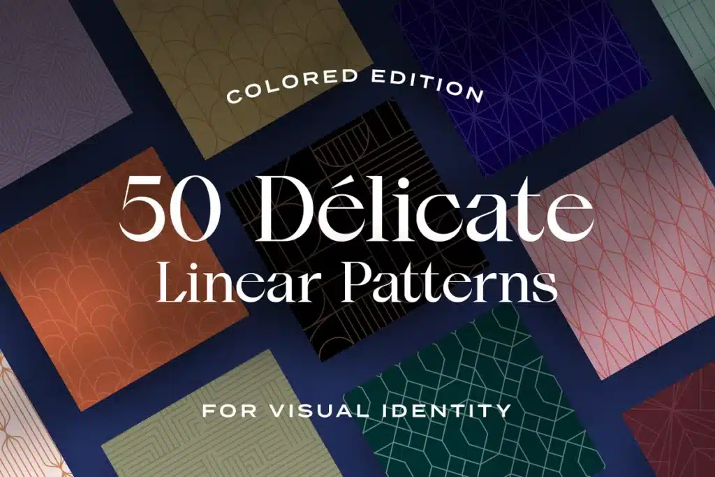 50 Luxury Delicate Linear Patterns