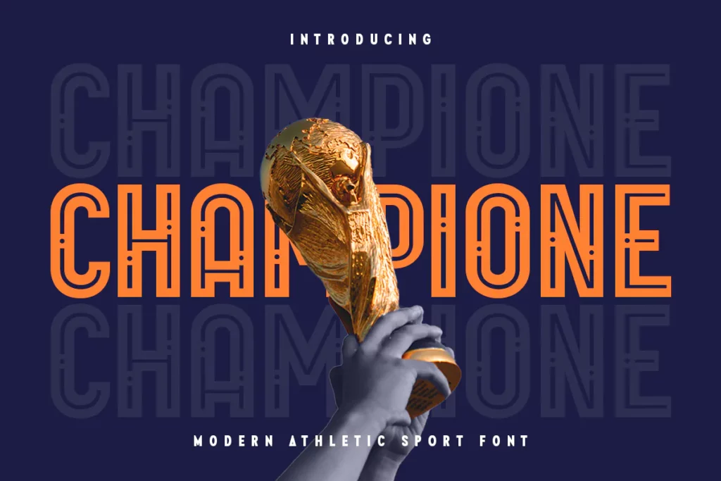 Champione - Modern Athletic Sport Font