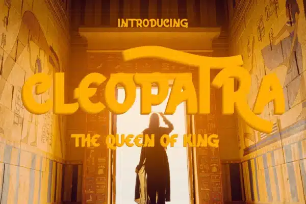Cleopatra - Display Font