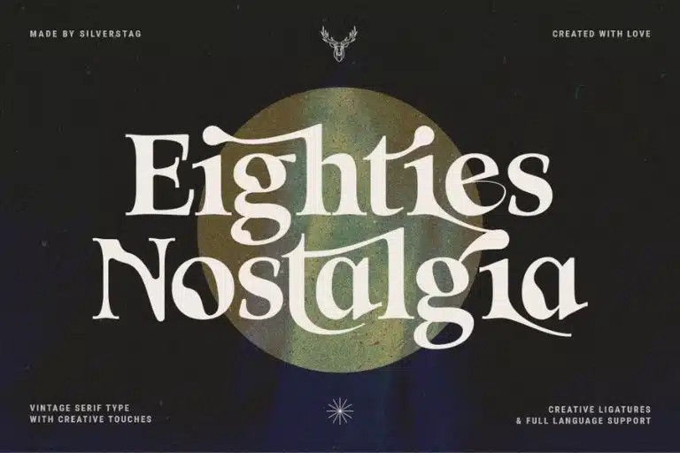Eighties Nostalgia - Best Edgy Fonts