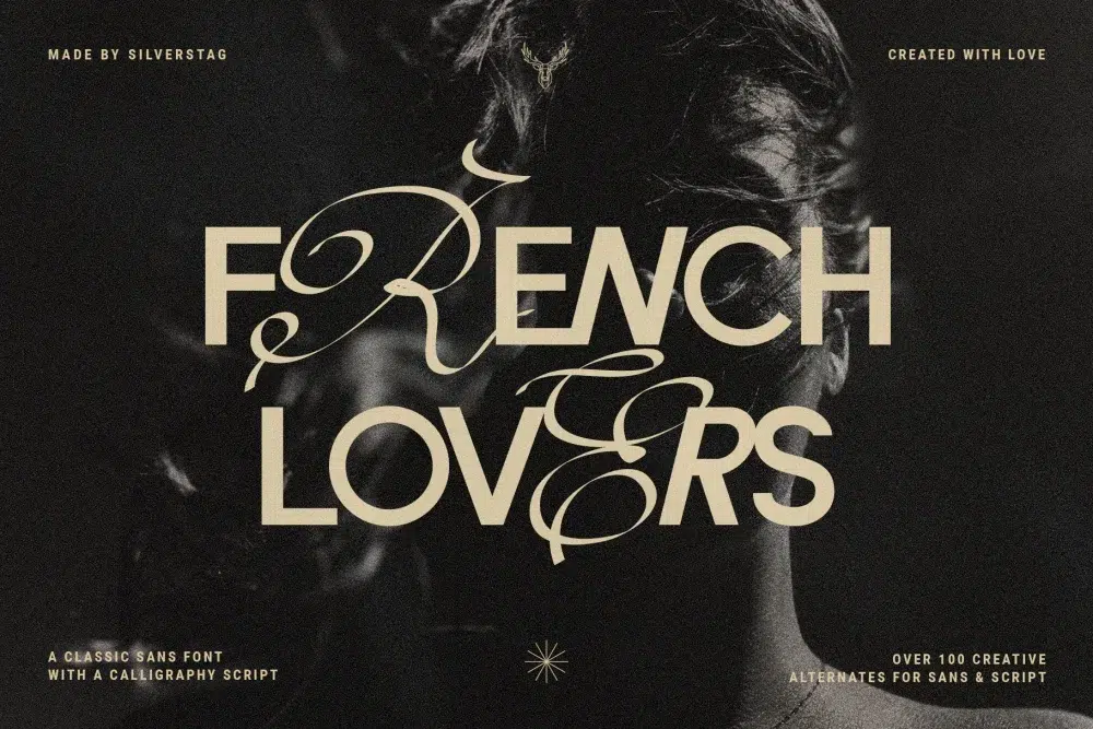 The Paris Lamore Sans & Script Typeface