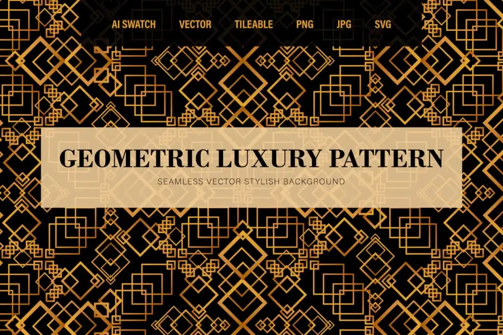 Geometric Luxury Seamless Pattern