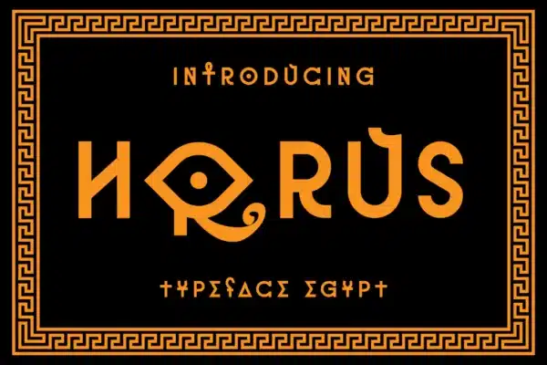 Horus - Egypt Style Font