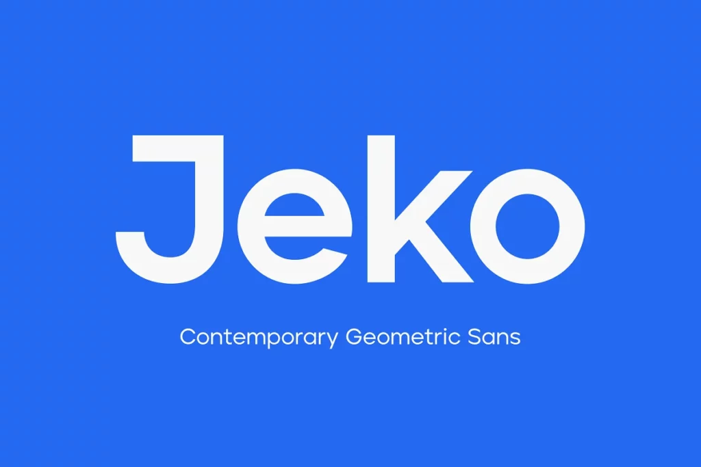 Jeko Geometric Sans - Essentials