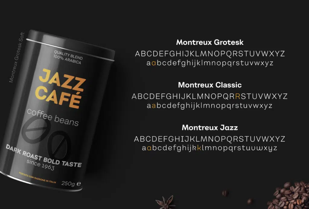 Montreux Jazz Rounded Font