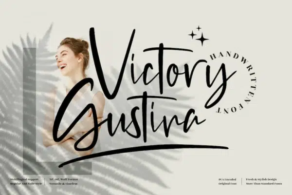 Victory Gustina gives an incredible look to your projects