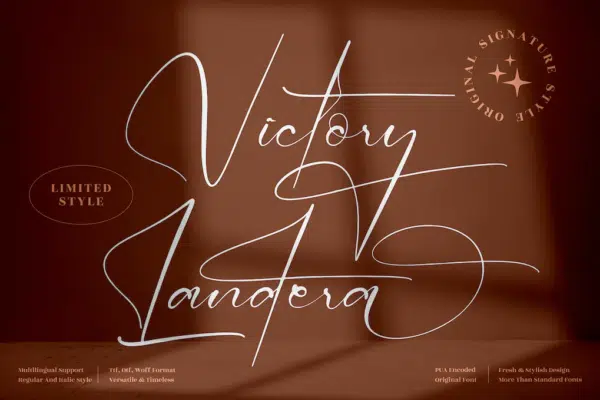 Victory Landera gives a creative style to your projects