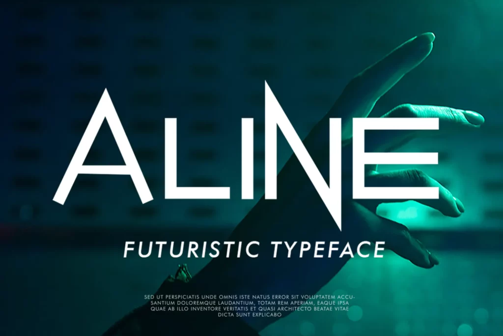 Aline - Future Display Font