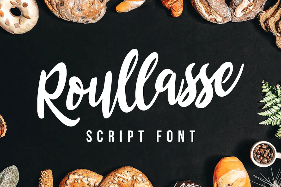 A creative bakery font for your logos and other designing needs