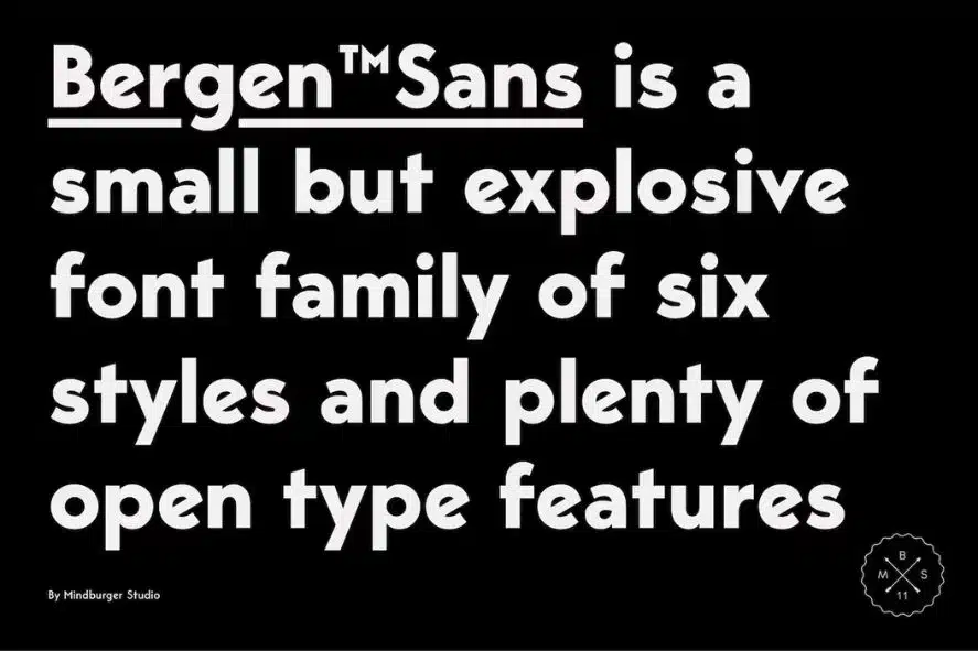 Bergen Sans - Fonts Similar to Montserrat