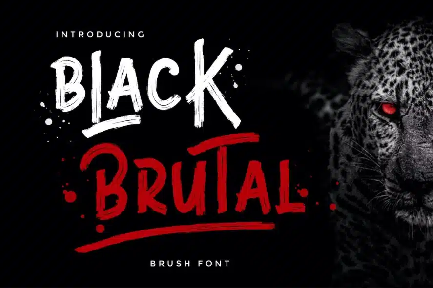 Black Brutal - Best Brutalist Fonts