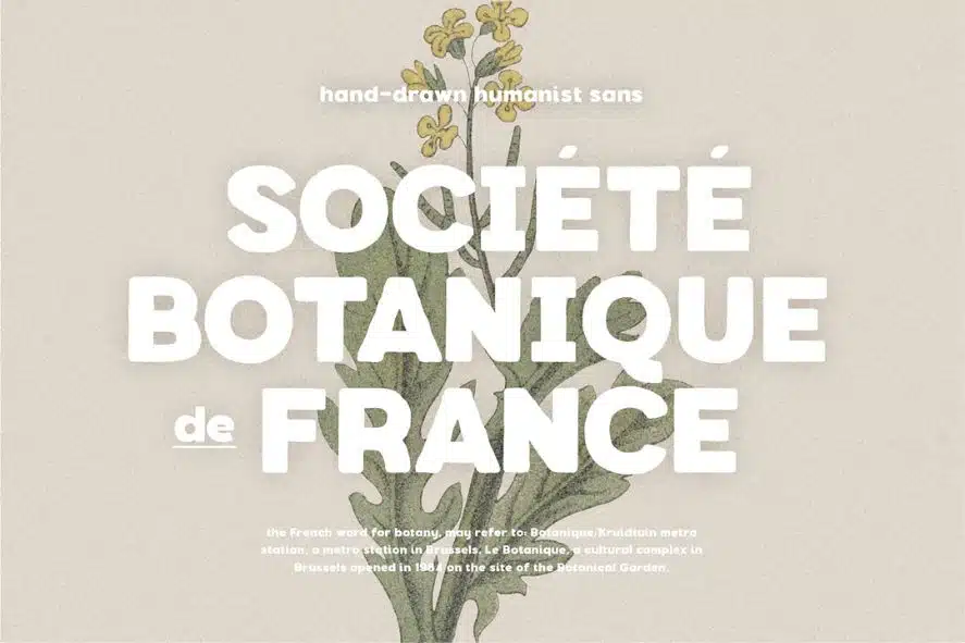Botanique Organic Font