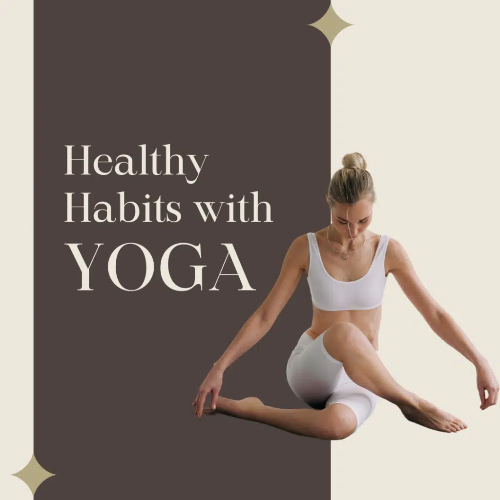 Brown Minimalist Yoga Habits Carousel Instagram Post