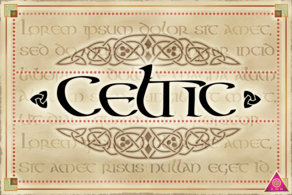 CELTIC FONT - Aon Celtic