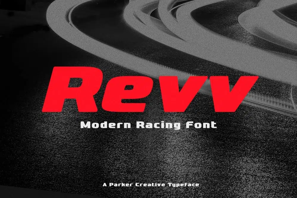 A modern and creative typeface