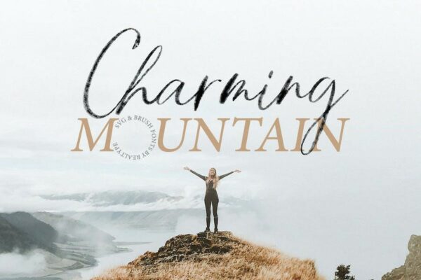 A modern font with adventurous look