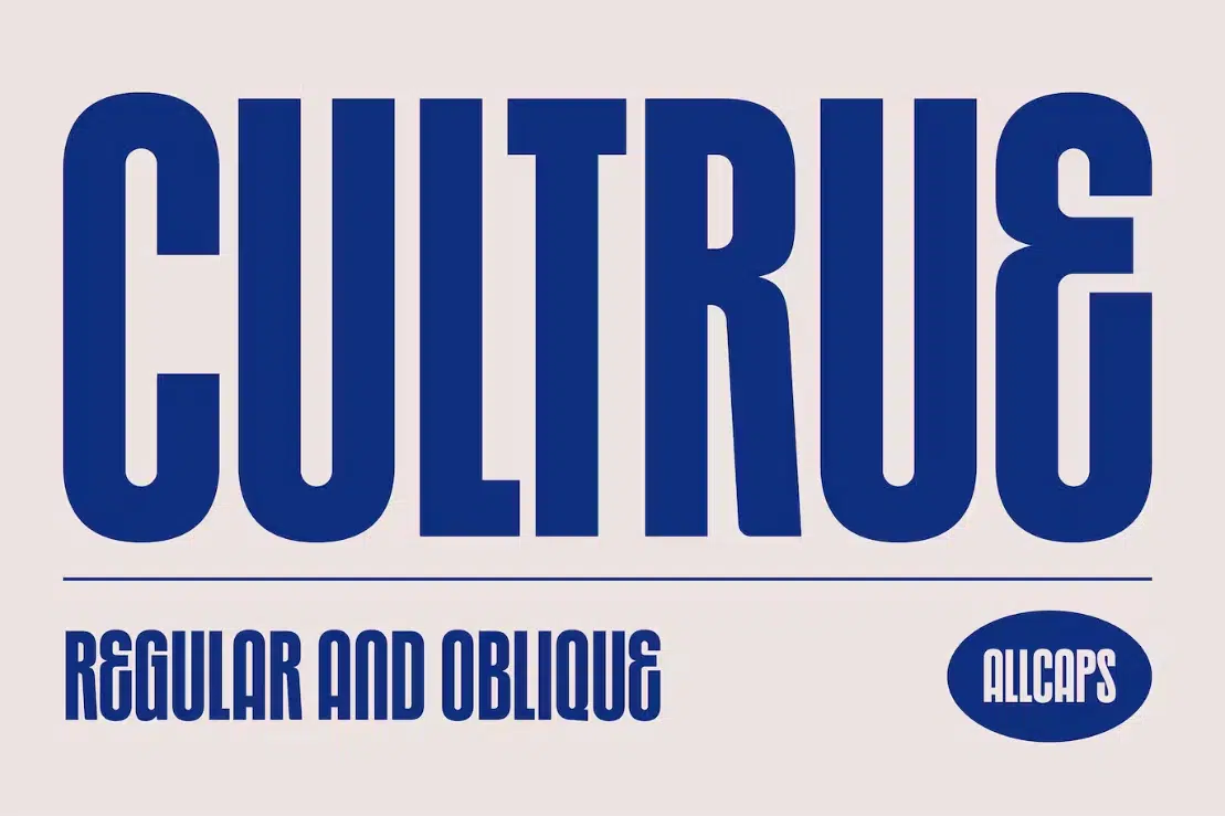 Cultrue - Best Brutalist Font