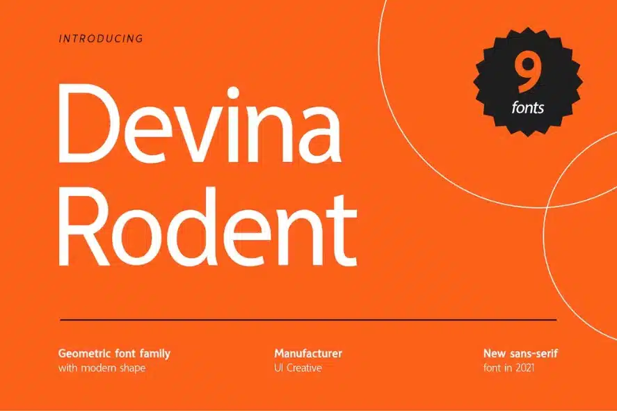 Devina Rodent - Fonts Similar to Montserrat