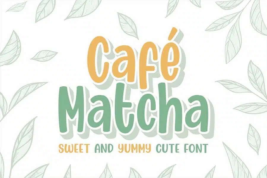 A sweet and yummy font