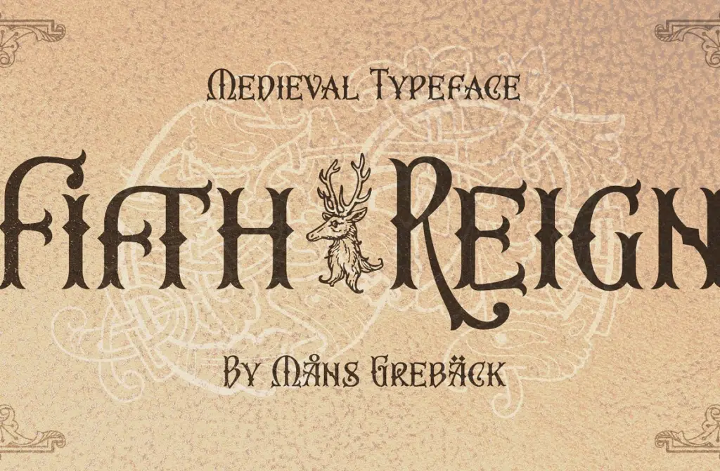 Fifth Reign – Decorative Typeface