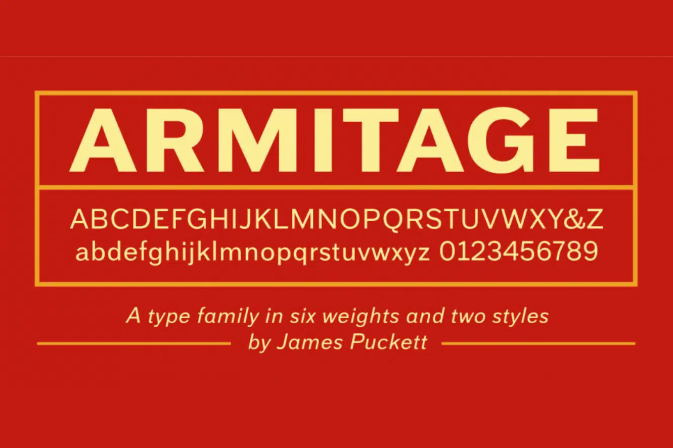 Armitage - Fonts Similar to Montserrat