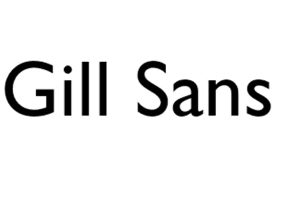 Gill Sans offers creative style
