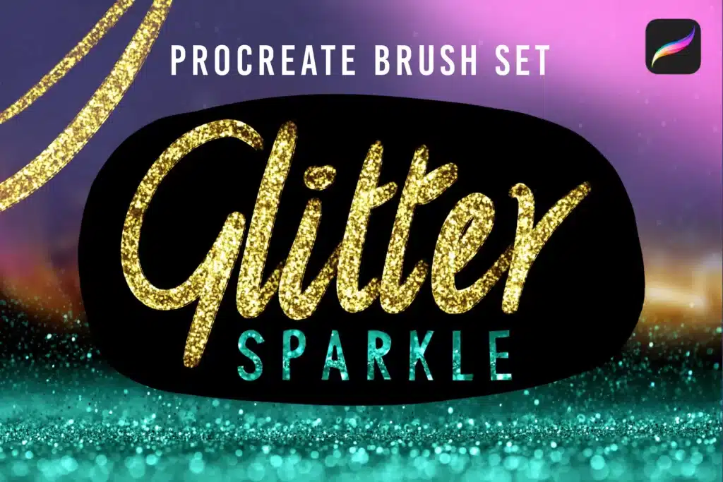 Glitter Sparkle Procreate Brushes