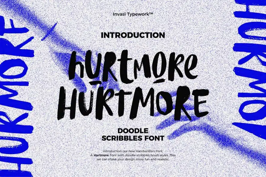 Hurtmore - Best Brutalist Fonts