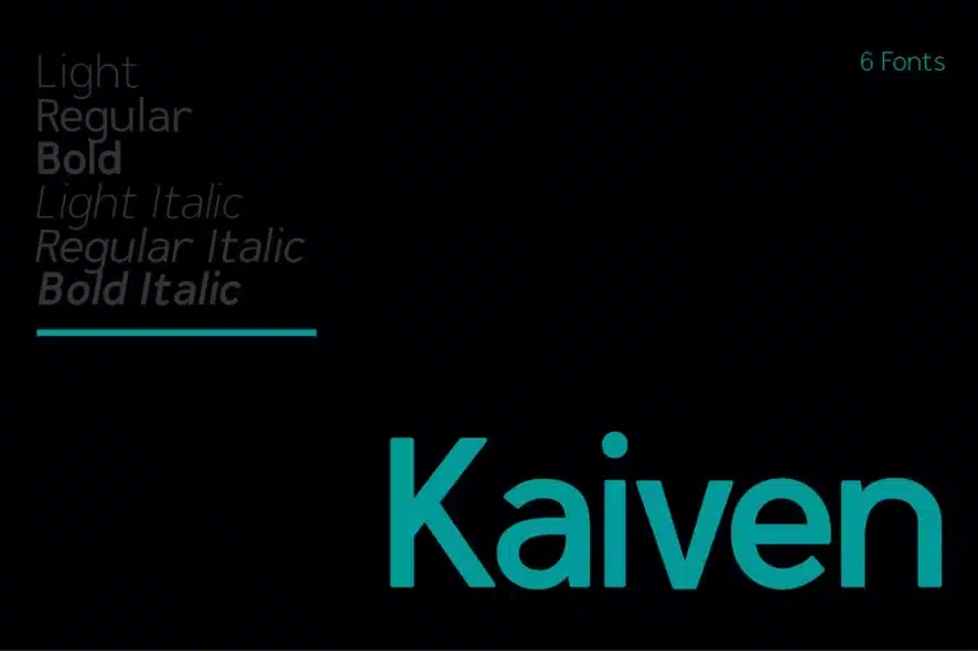 Kaiven - Fonts Similar to Montserrat