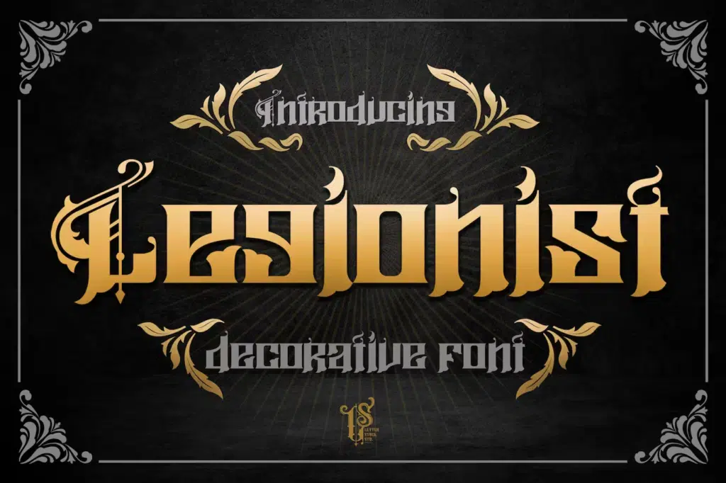 Legionist - Decorative font