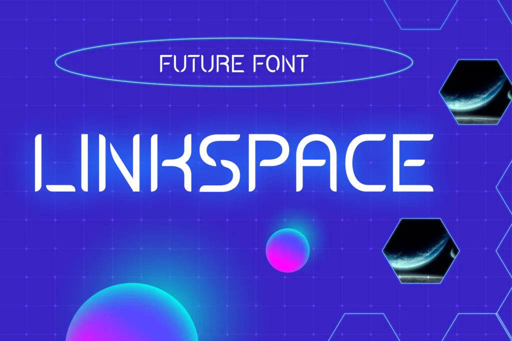 Linkspace - Futuristic Digital Font