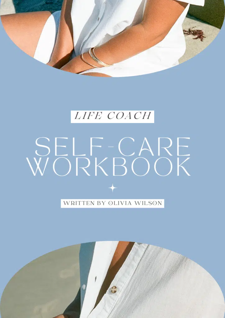 Minimal Coach Self-Care Workbook Worksheets Template