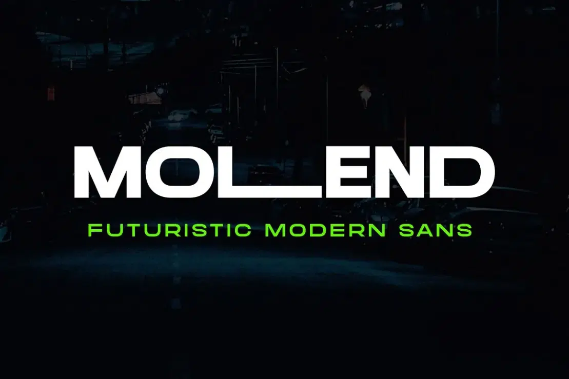 Molend - Best Brutalist Font